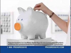 Progressive Insurance Commercial Piggy