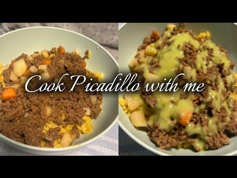 REALISTIC COOKING VIDEO *Cooking Picadillo!*