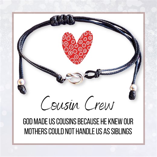 Cousin Crew Gift for Girl Teen, Christmas Gifts for Family, Cousin Bracelets for Women, Siblings Birthday Gifts for Cousins, Sister Bracelet - Etsy