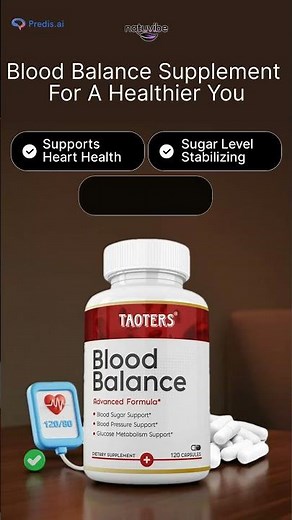 Blood Balance supplement for a healthier you
