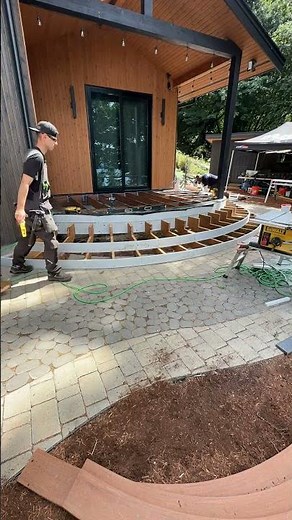 Making Curved Stringers (Timelapse) #construction