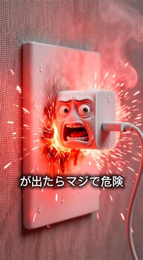 コンセントのホコリにご注意 #豆知識 #トラッキング現象