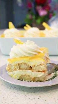 Easy, No-Bake Lemon Tiramisu #recipe