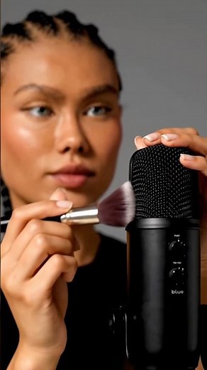 ASMR MIC BRUSHING #satisfying #relaxing #relax #brush