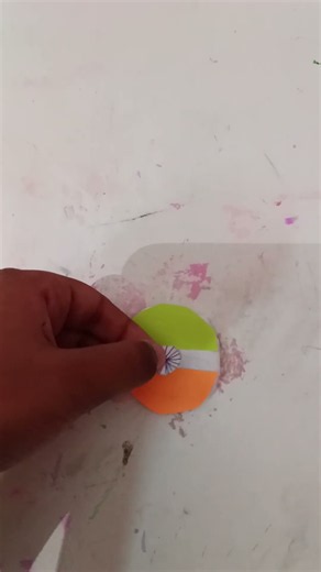 DIY Independence Day Badge #IdependenceDay #15august #EasyDIY #CraftIdeas #viral_short_video