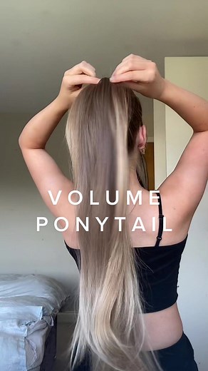 Volume Ponytail Hack for Long Hair | Quick & Easy Hair Tutorial