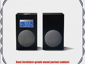 Tivoli Audio Model 10 M10CMB Stereo AM/FM Clock Radio with Separate Stereo Speaker Midnight