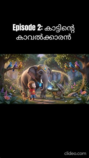 Episode 2: കാട്ടിന്റെ കാവൽക്കാരൻ #viral #shorts #today #cartoon #ai #aitools #viralshorts