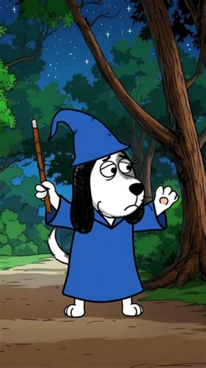 ✨Wizard Dog and Magic Ritual 🐶🦴 #2danimation #shortfilm #cartoon