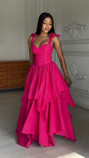 Ciar on Instagram: "Off the Valentine drop… The Kira is that effortless statement piece you’ll reach for when you want to feel confident, feminine, and unforgettable. Designed in a bold, romantic pink. It’s the kind of dress that does all the talking whether it’s date night, a special event, a birthday dinner, or any moment you want to stand out in the best way. PRICE:78,000 Here’s how to get our lovely pieces; - Send us a DM - Website : www.ciar.ng - WhatsApp: Link in our bio - Walk into our st