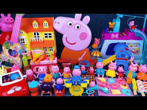 11 Minutes Satisfying with Unboxing Peppa Pig Guitar Party Playset ASMR | Review Toys