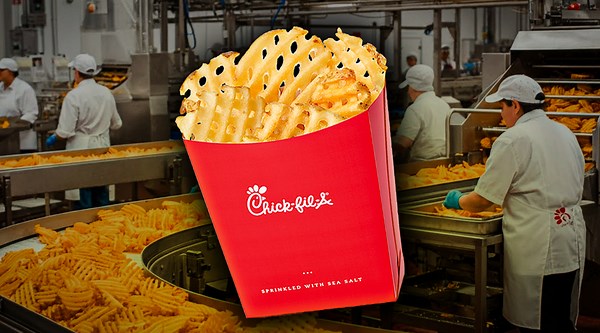 Inspiring Making of Crispy Waffle Fries for fries lover