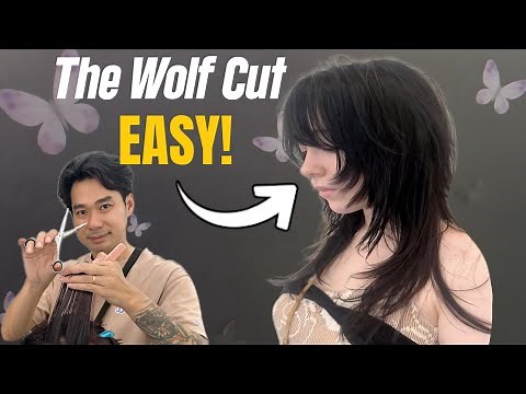 How to Cut a Perfect Wolf Cut | Professional Wolf Cut Haircut Tutorial (Step-by-Step) | Hair Cut