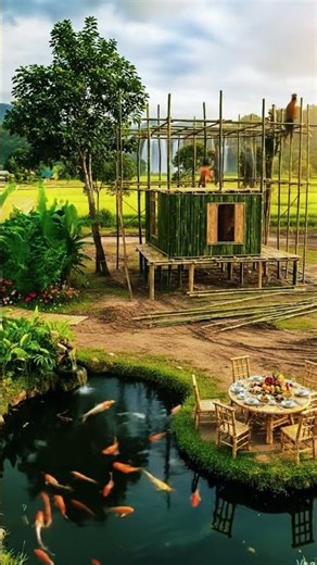 Building Our Dream Bamboo House | Full Construction Timelapse