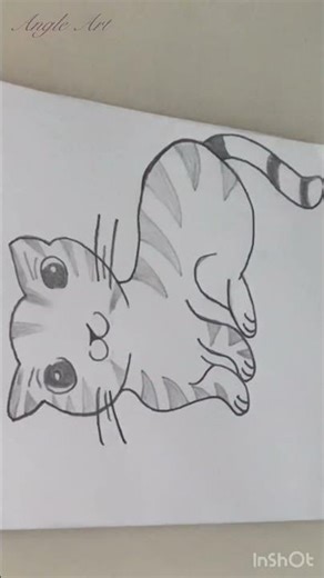 How to draw a cat/Easy cat drawing for beginners