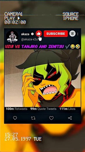 uzui vs gyutaro ❌ tanjiro and zenitsu ✔️😂🤣 #demonslayer #uzui #tanjiro #zenitsu #funny #anime #amv