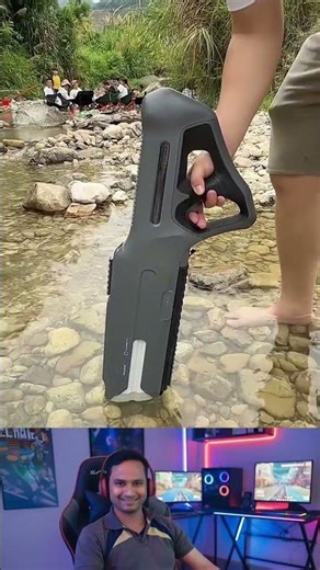 The Future of Water Fights! 🔫 Fully Automatic Electric Water Gun #youtubeshorts