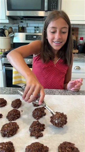 Chocolate No Bake Cookies #cookies #cookingkids #chocolate