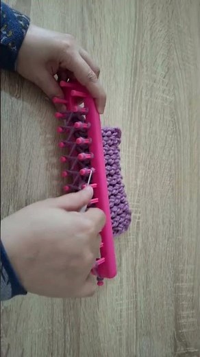 knitting loom for beginners step by step #knitting #scarf #crochet #knit #diy