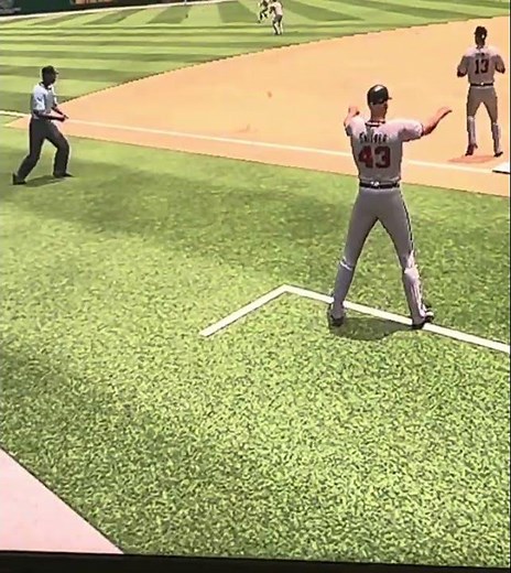 POV Third Base Coaches #baseball #coaching #viral #mlbtheshow