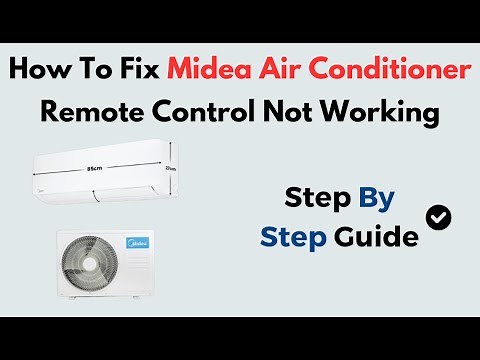 How to Fix Midea Air Conditioner Remote Control Not Working | Troubleshooting & Reset Guide