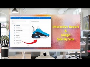 Display Interactive Report & Image Side By Side In Oracle APEX