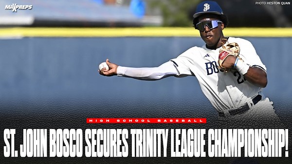 St. John Bosco secures Trinity League Championship!