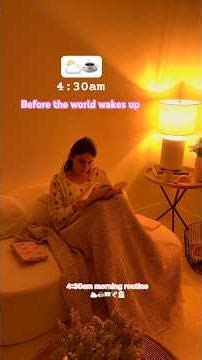 4:30 AM Morning Routine Discipline & Consistency | peaceful start