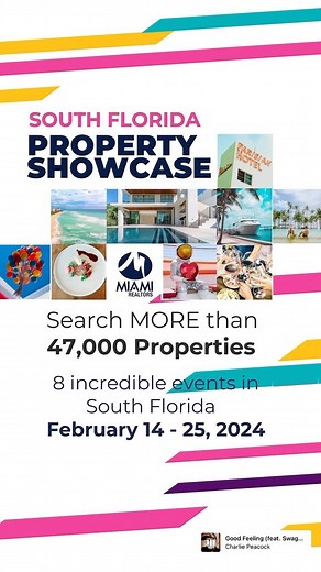 South Florida Open House Week and Property Showcase: Search MORE than 47,000 Properties Consumers can search for South Florida houses, condos, rentals and Commercial properties For Sale and For Lease and visit Hundreds of Open Houses using MIAMI’s powerful multilingual websites: SFPropertySearch.com • SouthFloridaOpenHouseSearch.com • SFCommSearch.com and NOW available on Nestfully.com | Miami Association of Realtors