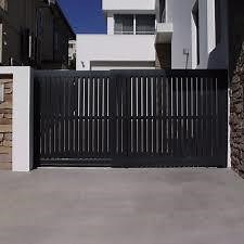[Hot Item] Factory Manufacture Steel Slat Railing Gate/ Factory Fencing Gate/Garden Slat Balustrade Gate, Security Railing Gate
