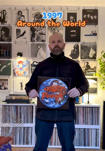 Daft Punk - Around the World 1997 So viele Erinnerungen🥰 #daftpunk #aroundtheworld #1997 #vinyl #anddaddy
