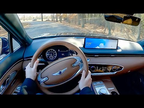 2022 Genesis GV70 2.5T Advanced - POV Test Drive (Binaural Audio)