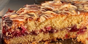 Raspberry Bakewell Cake