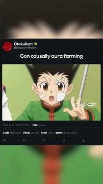 Gon causally aura farming 🥶🔥 #hxh #gon #anime #animeshorts #animememes #animeedits #shorts