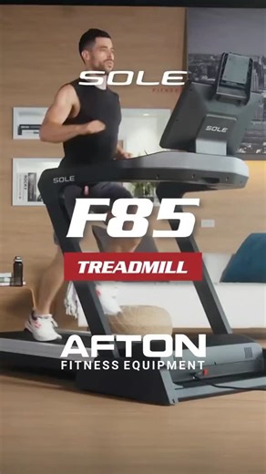 Afton Fitness Equipment 🇮🇳 on Instagram: "You don’t need a gym when your treadmill is one. Meet the Sole F85 — 4 HP power, wide deck, rock-solid build. Comment F85 for details. . . . . #aftonfitness #afton #sole #treadmill #strengthtraining #cardioworkout #runclub #homeworkouts"