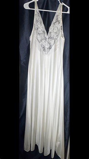 Vintage Olga Lace Nightgown Coquette Ivory Slip Dress Find