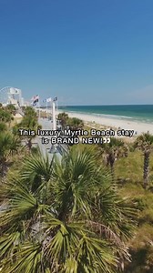 Now booking for stays after February 1, 2026! Be among the first to stay at Myrtle Beach’s newest oceanfront condo property—located directly on the iconic Boardwalk. Spacious 1–3 bedroom condos, modern interiors, full kitchens, and select units with private balconies just steps from the sand. This is oceanfront done right. | VacationMyrtleBeach.com