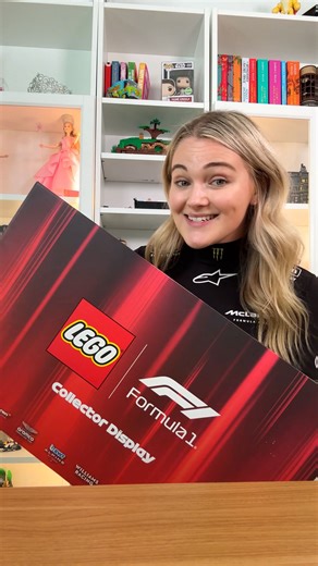Holly on Instagram: "Did you know this LEGO Formula 1 display existed?!? I found this LEGO Formula 1 display at a convention in Denmark that was a European exclusive a few months back and had no clue it even existed! It was kinda hard to get home as I had to hand carry it back but I’m so glad I did cause I have never seen it anywhere else. It can hold every single one of the LEGO F1 Speed Champions cars and even has designated sections for each one. Though that said I’m gonna stick to my little