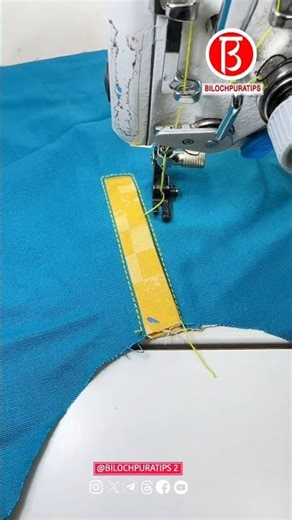 A single piece of fabric forms the placket.
