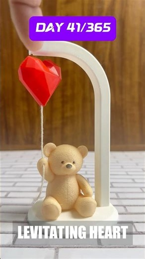 How is this 3D Printed Heart Floating? Day 41