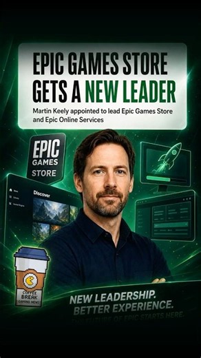 Epic Games Store Names Martin Keely as Its New Leader