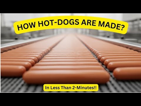 Inside a Hot Dog Factory | Satisfying Automated Food Production