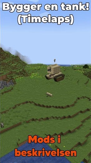 Bygger en tank i minecraft!