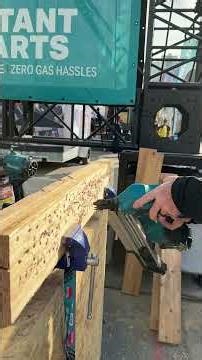 Testing Makita's Most Powerful 40V Nailer on Hardest Wood #makita #deckbuilding #diy