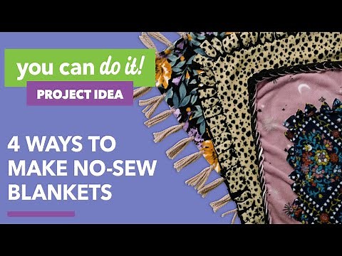4 Ways to Make Tie Knot Blankets