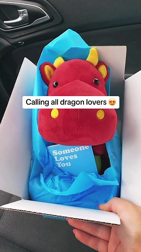 Attention all dragon lovers 🔥 #new #dragon #dragonplush #stuffedanimal #carepackage #requested #suggestion #socute #reels #igreels #plushofIG #sendafriend #spreadlove #giftideas #need #obsessed | SendAFriend