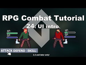[GMS2] Make a Turn-based RPG Combat System in GameMaker Studio 2 (p.24 UI Theory)| FunBox