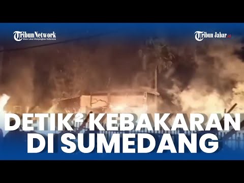 DI KOBARAN API INILAH DUA BALITA TERPANGGANG, KEBAKARAN DI SUMEDANG CADAS PANGERAN