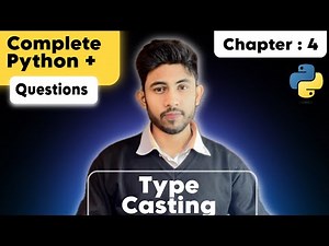 Python Type Casting Explained | Day 4 Python Tutorial for Beginners