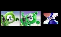 Mix of 3 videos from youtube : Gummy bear normal, diamond major, cute x